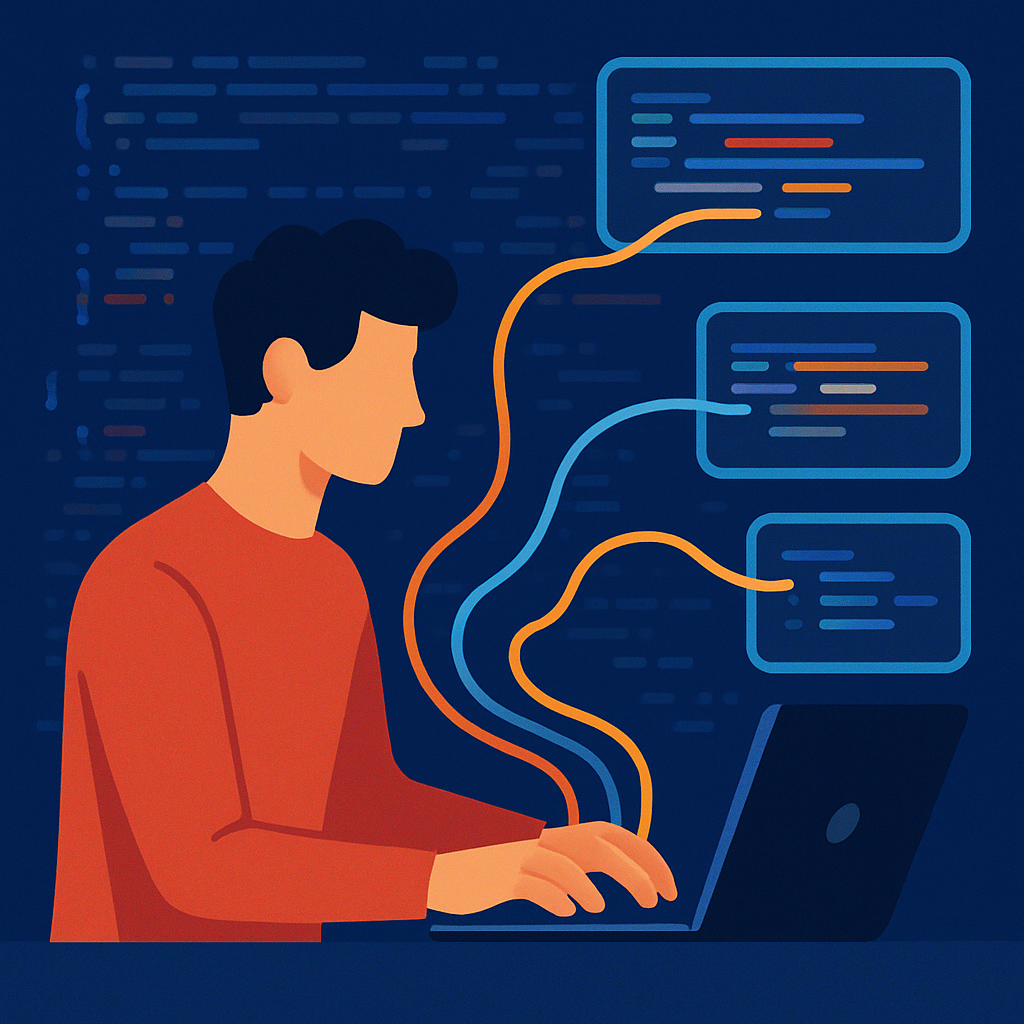 Illustration: c++ fortgeschrittene: Threading + überwiegend Code beispiele. So lang und ausführlich wie möglich