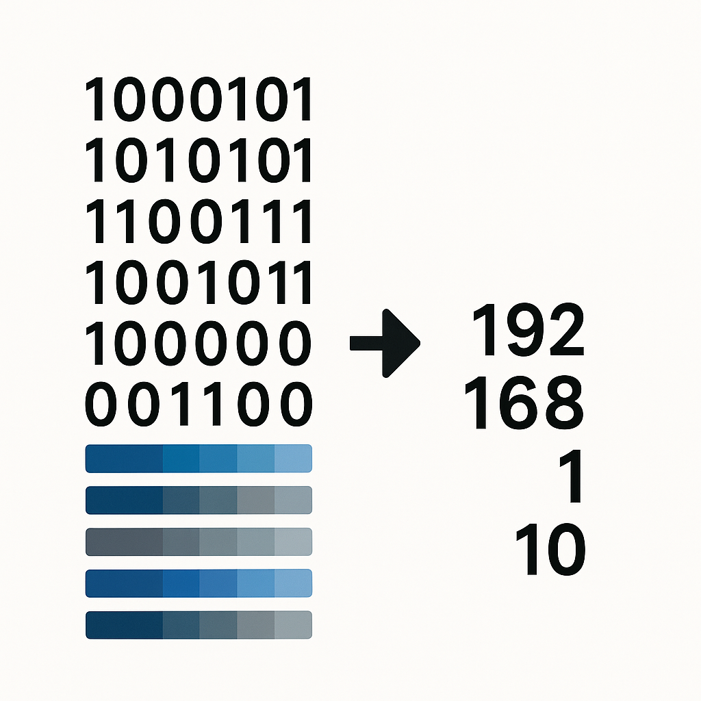 Illustration: vollständiger Guide zur Anleitung von IPv4 + Subnet. Umrechnung, syntax usw.