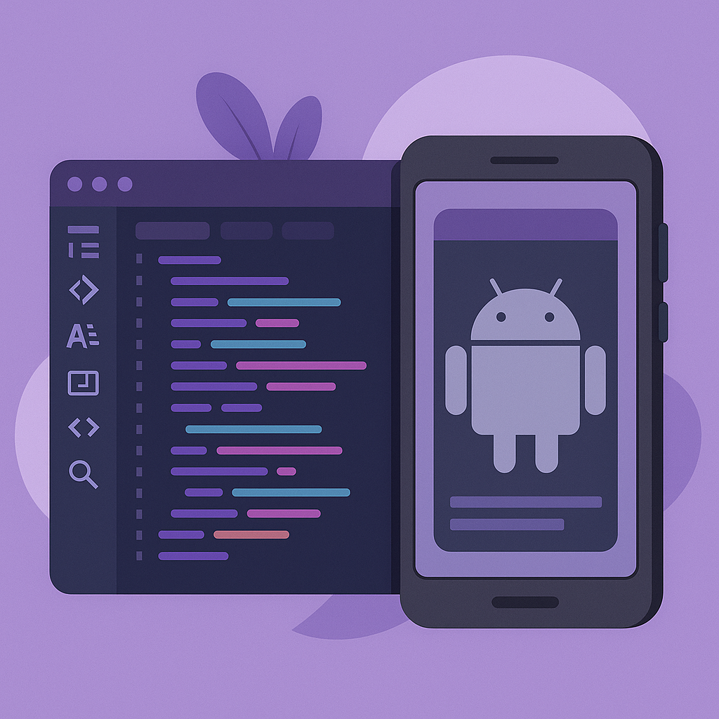 Illustration: Vollständiges tutorial für app entwicklung in android studio. level: Einsteiger